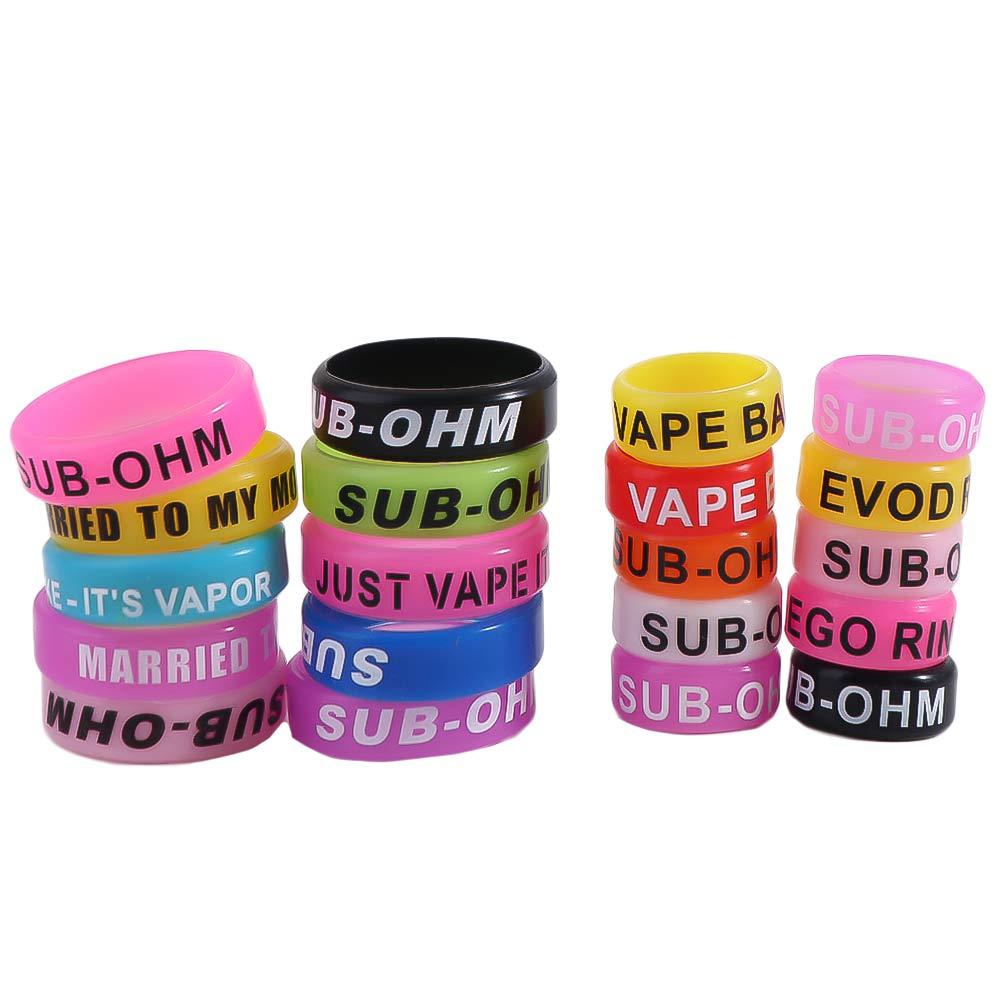 Vape Band Silicone - 10 szt. Antypoślizgowy uchwyt na wędkę