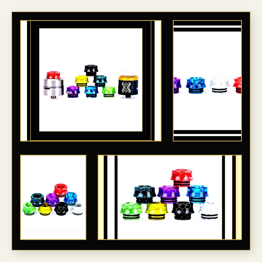 Drip Tip Resin - Zestaw ustników Wolfcool 810 – 8