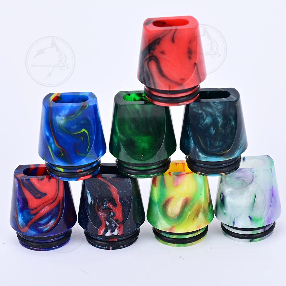 8 szt. Wolfcoolvape Atomizer 8 – Drip Tip Resin recenzja i cena